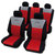 Universal Sitzbezüge Speed Grösse SAB1 rot