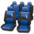 Universal Sitzbezug Set Gecko blau